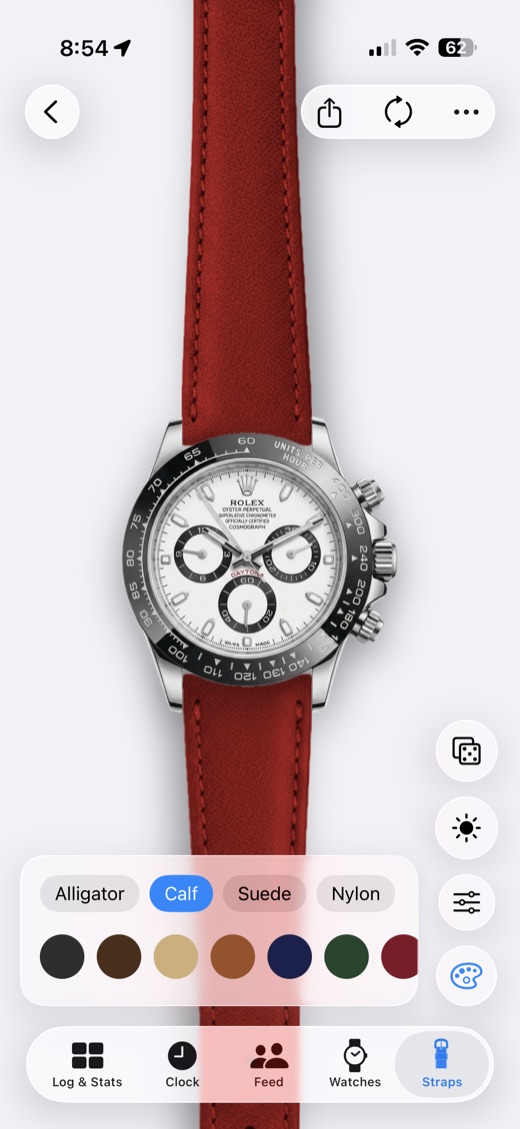 Watch with strap style 2
