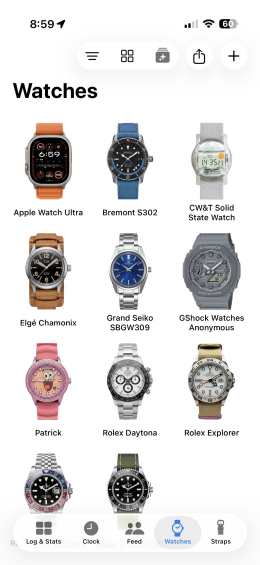 Watch collection after AI enhancement